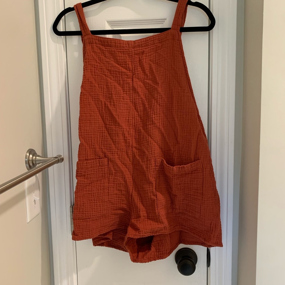 A new day orange romper